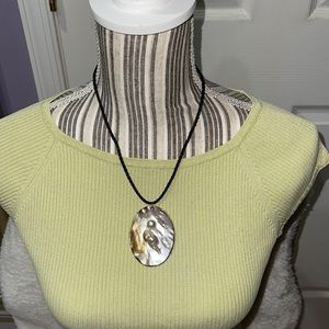 Mother of pearl real nacre necklace